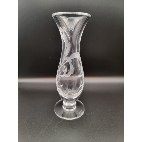 Marquis Waterford Crystal Bud Vase Yours‎ Truly Collection Etched - Picture 4 of 10